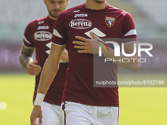 Sasa Lukic of Torino FC during the Serie A football match between Torino FC and Cagliari Calcio at Olympic Grande Torino Stadium on October...
