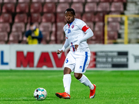 Hervin Ongenda in action during the 7th game in the Romania League 1 between CFR Cluj and FC Botosani, at Dr.-Constantin-Radulescu-Stadium,...