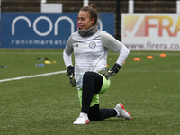 Kirstie Levell of Leicester City Women  during the pre-match warm-up  during FA Women's Championship between Crystal Palace Women and Leices...