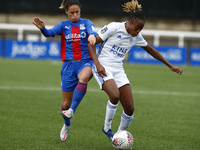 L-R Cherelle Khassal of Crystal Palace Women and Paige Bailey-Gayle of Leicester City Women during FA Women's Championship between Crystal P...