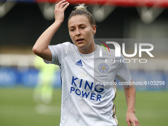 Sophie Barker of Leicester City Women during FA Women's Championship between Crystal Palace Women and Leicester City Women at Hayes Lane Sta...