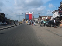 Light traffic along Obafemi Awolowo Way as the youths continue their #ENDSARS protest in Lagos, Nigeria, on Sunday, October 18, 2020. The pr...
