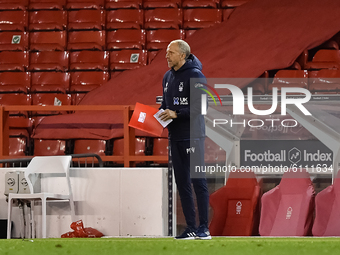 
Nottingham Forest assistant manager, Paul Trollope during the Sky Bet Championship match between Nottingham Forest and Rotherham United at...