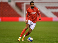 
Cyrus Christie of Nottingham Forest during the Sky Bet Championship match between Nottingham Forest and Rotherham United at the City Ground...