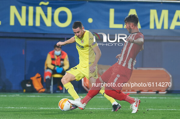 Moi Gomez of Villarreal CF during the Europa League Group I mach between Villarreal and Sivasspor at Estadio de la Ceramica, on October 22,...