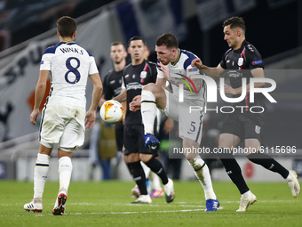 Tottenham Hotspur's Pierre-Emile Hjbjerg in action during Europe League Group J between Tottenham Hotspur and LASK at Tottenham Hotspur stad...