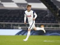 Tottenham Hotspur's Jack Clarke coming on for his senior Debut during Europe League Group J between Tottenham Hotspur and LASK at Tottenham...