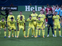 Villarreal Line up  before  Europa League  match betwee Villarreal CF and Sivasspor  at La Ceramica   Stadium on October  22, 2020. (