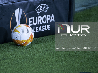  Official ball of Europa League before  Europa League  match betwee Villarreal CF and Sivasspor  at La Ceramica   Stadium on October  22, 20...