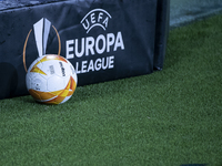  Official ball of Europa League before  Europa League  match betwee Villarreal CF and Sivasspor  at La Ceramica   Stadium on October  22, 20...