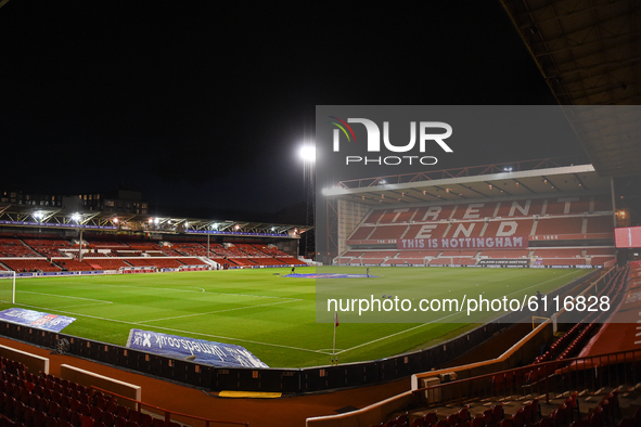 
General view of the City Ground, home to Nottingham Forest during the Sky Bet Championship match between Nottingham Forest and Derby County...
