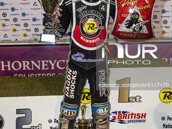 
Three times winner of the Peter Craven Memorial Trophy: Jason Doyle  during the Peter Craven Memorial Trophy at the National Speedway Stadi...