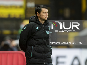 Watford Manager Vladimir Ivic   during the Sky Bet Championship match between Watford and Bournemouth at Vicarage Road, Watford on Saturday...
