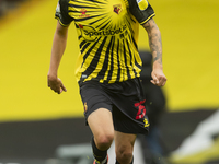 Stipe Perica of Watford  during the Sky Bet Championship match between Watford and Bournemouth at Vicarage Road, Watford on Saturday 24th Oc...