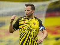  Tom Cleverley of Watford during the Sky Bet Championship match between Watford and Bournemouth at Vicarage Road, Watford on Saturday 24th O...