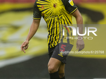William Troost-Ekong of Watford  during the Sky Bet Championship match between Watford and Bournemouth at Vicarage Road, Watford on Saturday...
