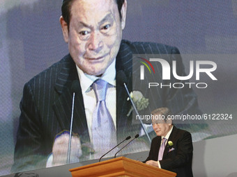 (FILE IMAGE) Lee Kun-Hee of Former Samsung Group Chairman.Lee Kun-Hee, dies at 78. .   (