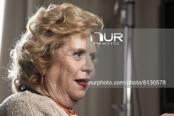 The singer Maria Jimenez poses during the portrait session in Madrid, on October 27, 2020, Spain 