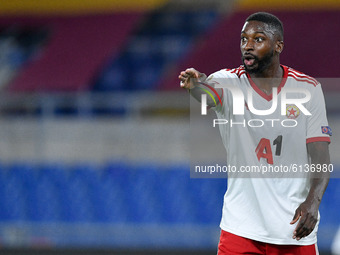 Younousse Sankhare' of CSKA-Sofia gestures during the UEFA Europa League Group A stage match between AS Roma and CSKA Sofia at Stadio Olimpi...