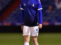 Oldham Athletic's  Drew Baker during the FA Youth Cup match between Oldham Athletic and FC United of Manchester at Boundary Park, Oldham on...