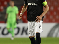 Jose Angel Crespo, of PAOK FC during the UEFA Europa League Group E stage match between Granada CF and PAOK FC at Estadio Nuevo Los Carmenes...