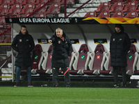 Dan Petrescu, head coach of  of CFR 1907 Cluj reacts during CFR 1907 Cluj v BSC Young Boys UEFA Europa League, Group Stage, Group A, Dr. Con...