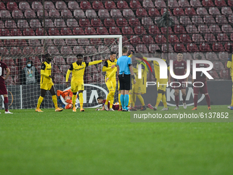 BSC Young Boys Players celebrating after scoring 1-1 during CFR 1907 Cluj v BSC Young Boys UEFA Europa League, Group Stage, Group A, Dr. Con...