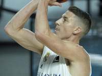 Jaycee Carroll  of Real Madrid during the ACB Endesa League basketball game that pitted Real Madrid against Urbas Fuenlabrada at the WiZink...