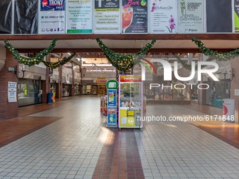 An empty shopping mall in Salo, Garda Lake, Italy on 8 November 2020. 
Although the measures introduced with the Prime Minister's decree of...