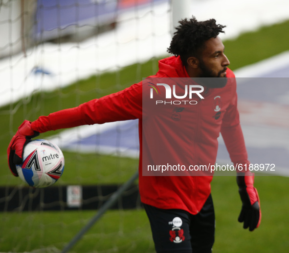 Lawrence Vigouroux of Leyton Orient during League Two between Colchester United and Leyton Orient at Colchester Community Stadium , Colchest...