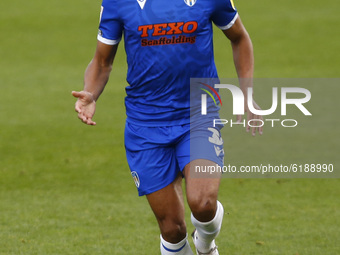 Colchester Uniteds Cohen Bramall during League Two between Colchester United and Leyton Orient at Colchester Community Stadium , Colchester,...