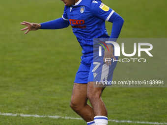 Colchester Uniteds Courtney Senior during League Two between Colchester United and Leyton Orient at Colchester Community Stadium , Colcheste...