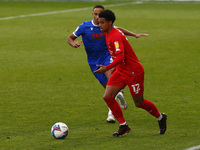Jordan Thomas of Leyton Orient  during League Two between Colchester United and Leyton Orient at Colchester Community Stadium , Colchester,...