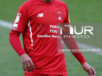 Louis Dennis of Leyton Orient during League Two between Colchester United and Leyton Orient at Colchester Community Stadium , Colchester, UK...