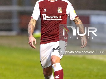 Northampton Town's Alan Sheehan during the first half of the Sky Bet League One match between Northampton Town and Accrington Stanley at the...