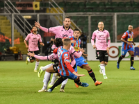 Andrea Saraniti and Machado during the Serie C match between Palermo FC and Catania, at the stadium Renzo Barbera of Palermo. Italy, Sicily,...