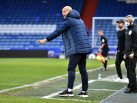  Scunthorpe United's Neil Cox (Manager) during the Sky Bet League 2 match between Oldham Athletic and Scunthorpe United at Boundary Park, Ol...
