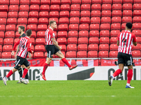  Max Power celebrates scoring his sides first goal of the match during the Sky Bet League 1 match between Sunderland and MK Dons at the Stad...