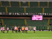 Palermo team after the Serie C match between Palermo FC and Potenza, at the stadium Renzo Barbera of Palermo. Italy, Sicily, Palermo, 18 Nov...