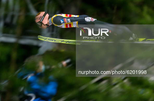 Stefan Kraft (AUT) during the FIS ski jumping World Cup, Wisla, Poland, on November 20, 2020. 
