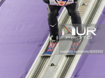 Ryoyu Kobayashi (JPN) during the FIS ski jumping World Cup, Wisla, Poland, on November 20, 2020. (