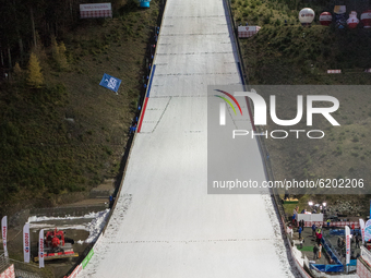 Aleksander Zniszczol (POL) during the FIS ski jumping World Cup, Wisla, Poland, on November 20, 2020. (