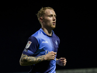  Jack Grimmer of Wycombe Wanderers during the Sky Bet Championship match between Wycombe Wanderers and Huddersfield Town at Adams Park, High...