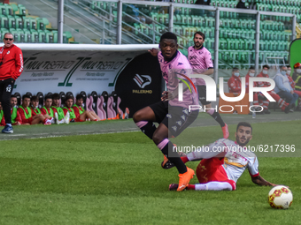 Broh during the Serie C match between Palermo FC and Turris, at the stadium Renzo Barbera of Palermo. Italy, Sicily, Palermo, 25 November 20...