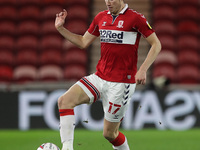 Paddy McNair of Middlesbrough during the Sky Bet Championship match between Middlesbrough and Derby County at the Riverside Stadium, Middles...