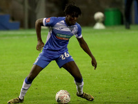 Dimitri Sea of Barrow during the FA Cup match between Barrow and AFC Wimbledon at the Holker Street, Barrow-in-Furness on Thursday 26th Nove...