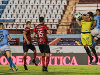 Octavio Paz of Tlaxcala FC  in action during the match of Guard1anes 2020 Reclassification Tournament between Cancun FC and Tlaxcala FC as p...
