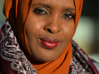 A portrait of Ifrah Ahmed, a Somali-Irish social activist. 
Born into a refugee camp in war-torn Somalia, Ifrah was trafficked to Ireland as...