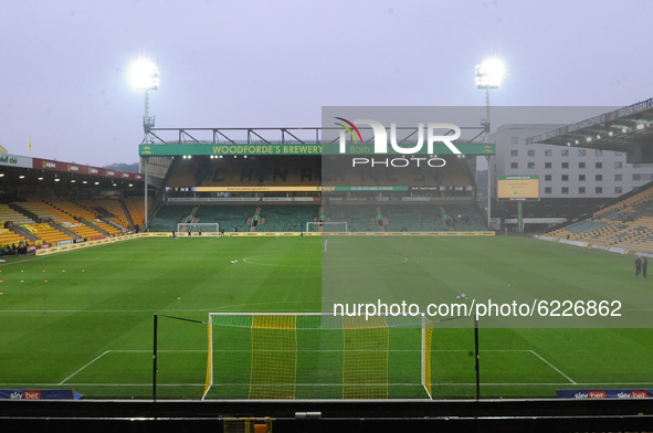  Inside Carrow Road ahead of the Sky Bet Championship match between Norwich City and Coventry City at Carrow Road, Norwich on Saturday 28th...