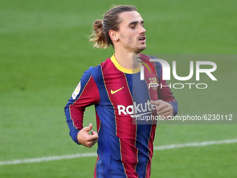 Antoine Griezmann during the match between FC Barcelona and CA Osasuna, corresponding to the week 11 of the Liga Santander, played at the Ca...